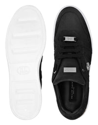 Philipp Plein｜Nubuck Low Top Sneakers Cocco Men's Sneakers