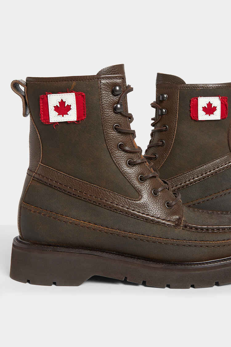 DSQUARED2｜CANADIAN FLAG ANKLE BOOTS Men's Boots