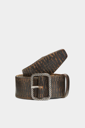 DSQUARED2｜VINTAGE BUCKLE SCALLOP BELT Men's Belt