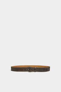 DSQUARED2｜VINTAGE BUCKLE SCALLOP BELT Men's Belt