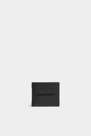 DSQUARED2｜DEEP BLACK LEATHER WALLET Men's Wallet