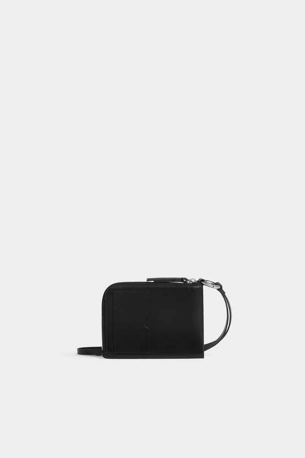 DSQUARED2｜BONDAGE LEATHER POUCH Men's Crossbody Bag