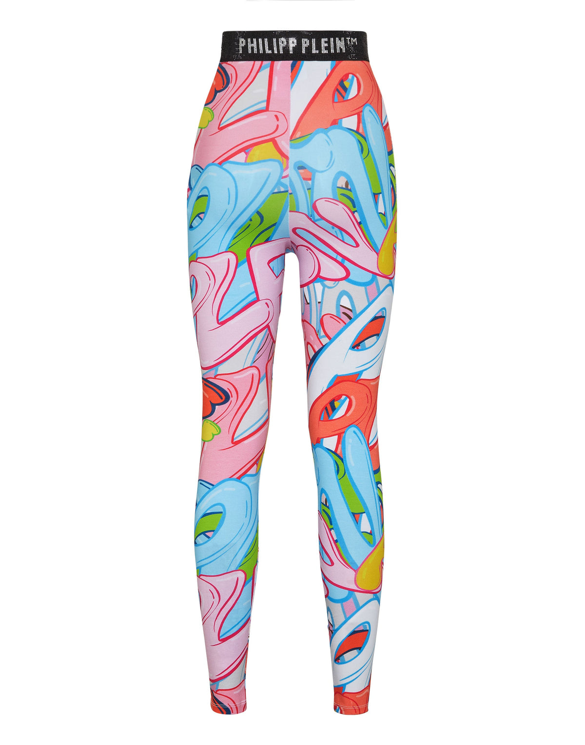 Philipp Plein｜Leggings Bombing Graffiti Women's Leggings