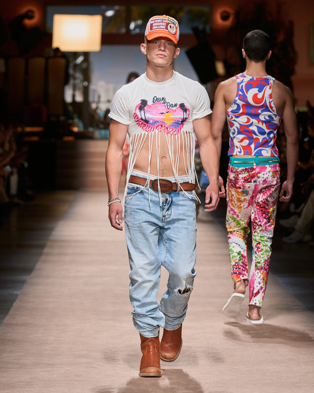 DSQUARED2｜LIGHT PALM BEACH WASH 642 JEANS Men's Jeans