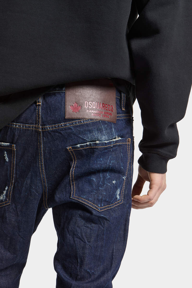 DSQUARED2｜DARK CRINKLE WASH COOL GUY JEANS Men's Jeans