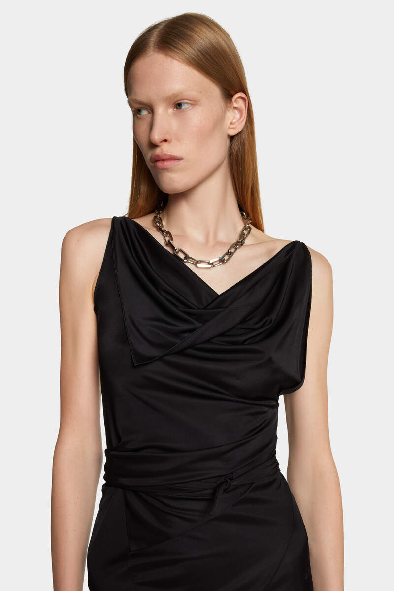 DSQUARED2｜ASYMMETRICAL JERSEY DRESS Women's Dress