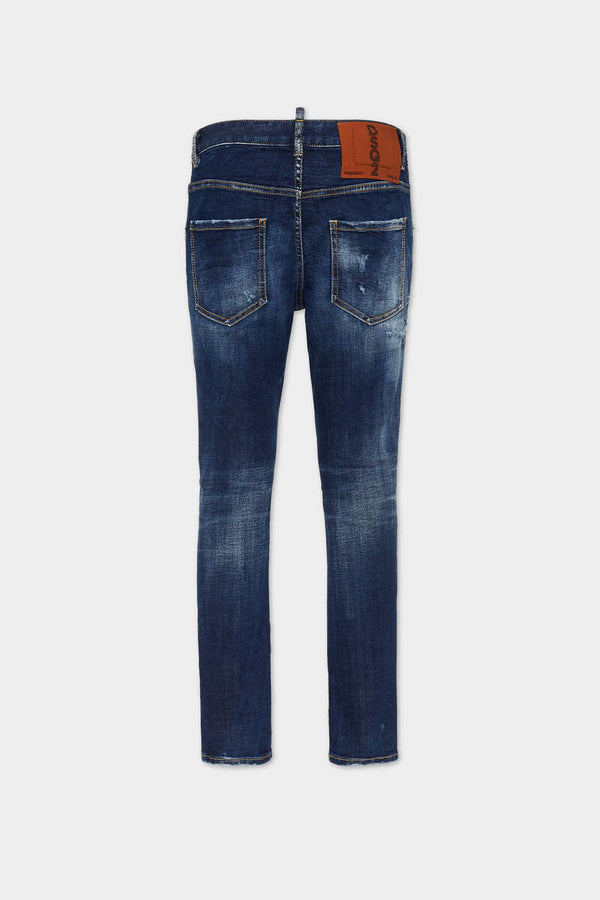 DSQUARED2｜DARK WHITE LINE WASH COOL GIRL JEANS Women's Jeans