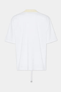 DSQUARED2｜WASH LOOSE FIT DRAWSTRING HEM T-SHIRT Men's T-Shirt