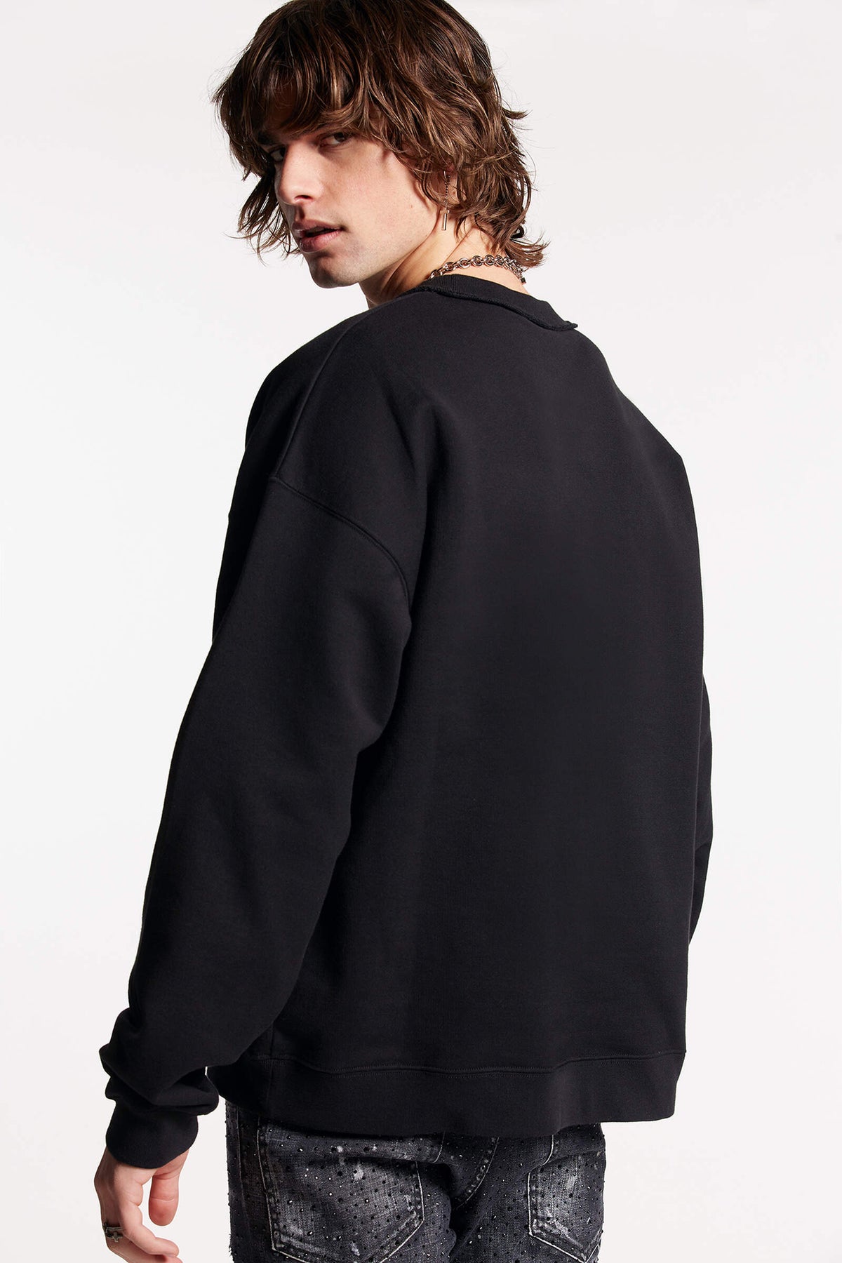 DSQUARED2｜Herca Fit Crewneck Men's Long Sleeve