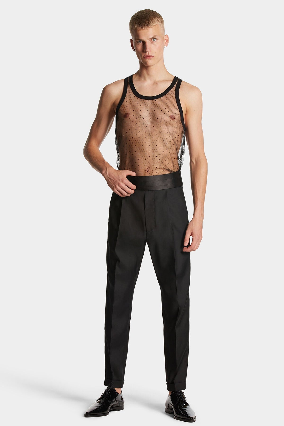 DSQUARED2｜TUXEDO ONE PLEAT PANTS Men's Pants