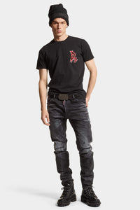 DSQUARED2｜BLACK WARP WASH COOL GUY JEANS Men's Jeans