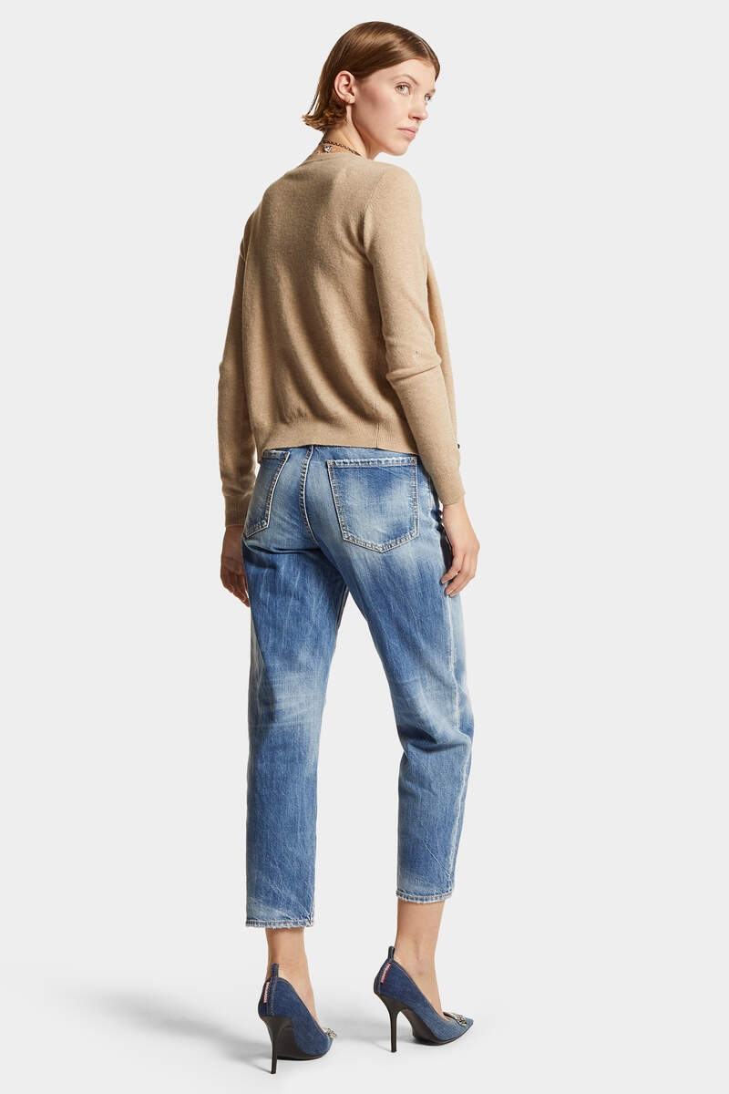 DSQUARED2｜LIGHT VINTAGE WASH BOSTON JEANS Women's Jeans