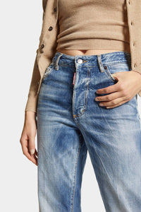 DSQUARED2｜LIGHT VINTAGE WASH BOSTON JEANS Women's Jeans