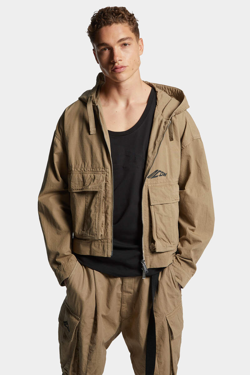 DSQUARED2｜ICON NEW GENERATION RIPSTOP WINDBREAKER Men's Windbreaker