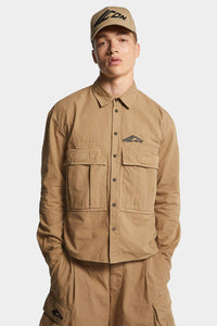 DSQUARED2｜ICON NEW GENERATION RIPSTOP CROPPED SHIRT Men's Shirt