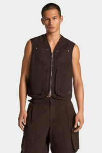 DSQUARED2｜ICON NEW GENERATION CANVAS UTILITY VEST Men's Vest