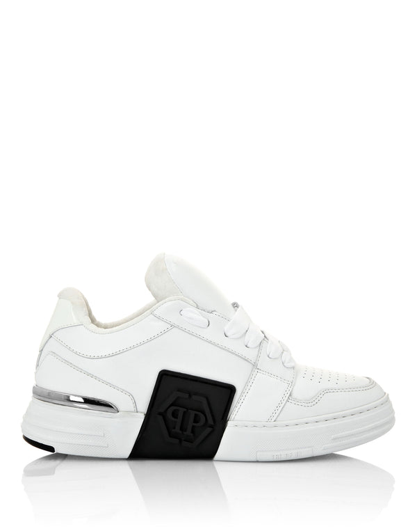 Philipp Plein｜Super Street Lo-Top Sneakers Hexagon white Men's Sneakers