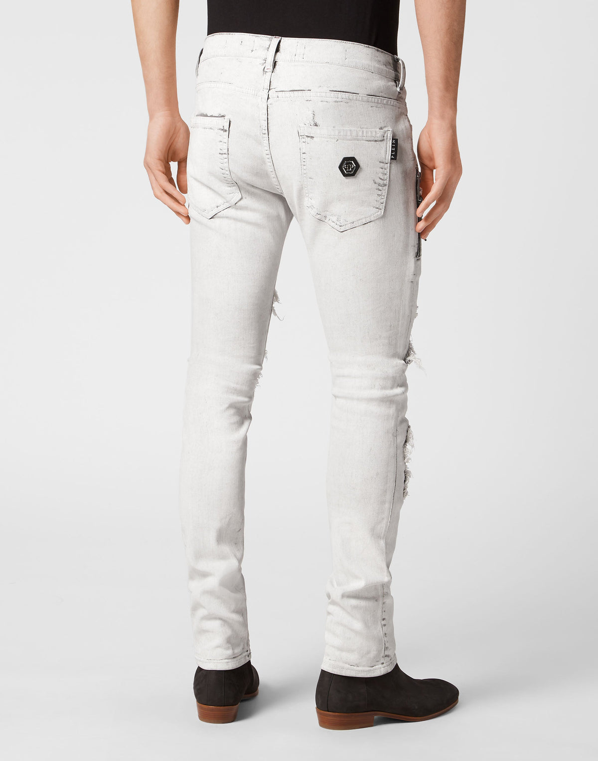 Philipp Plein｜Denim Trousers Rock Star Fit Men's Jeans
