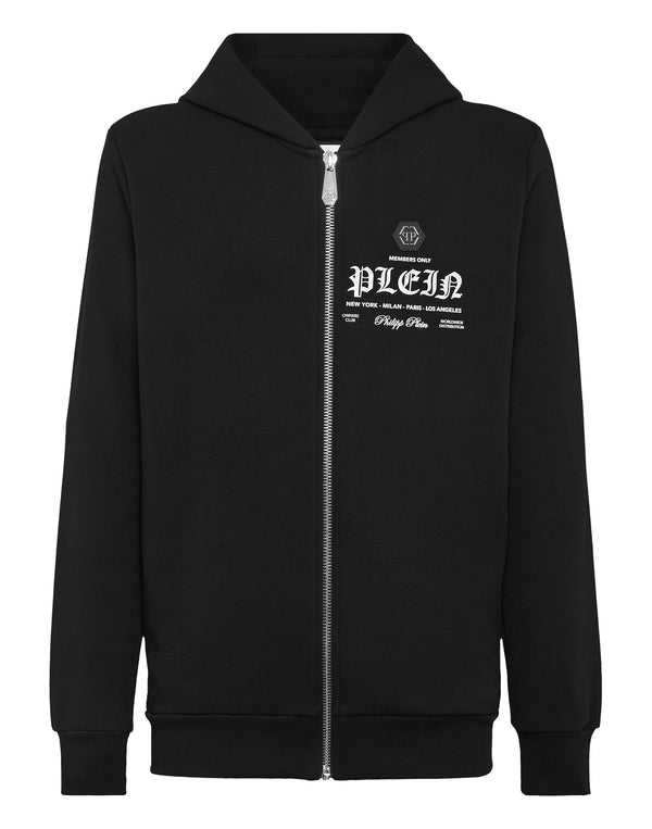 PHILIPP PLEIN Hoodie Sweatjacket Gothic Plein