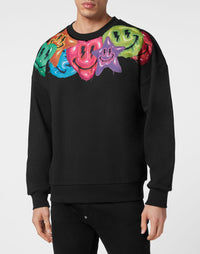 Philipp Plein｜Sweatshirt Roundneck Smile Men's Sweatshirt