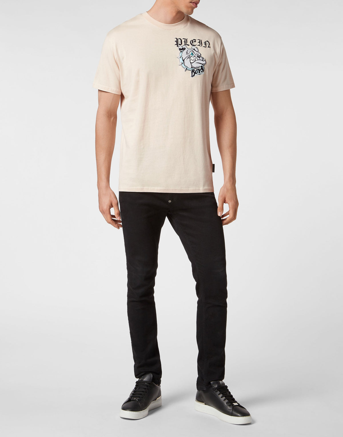 Philipp Plein｜T-Shirt Round Neck SS Bulldogs Men's T-Shirt