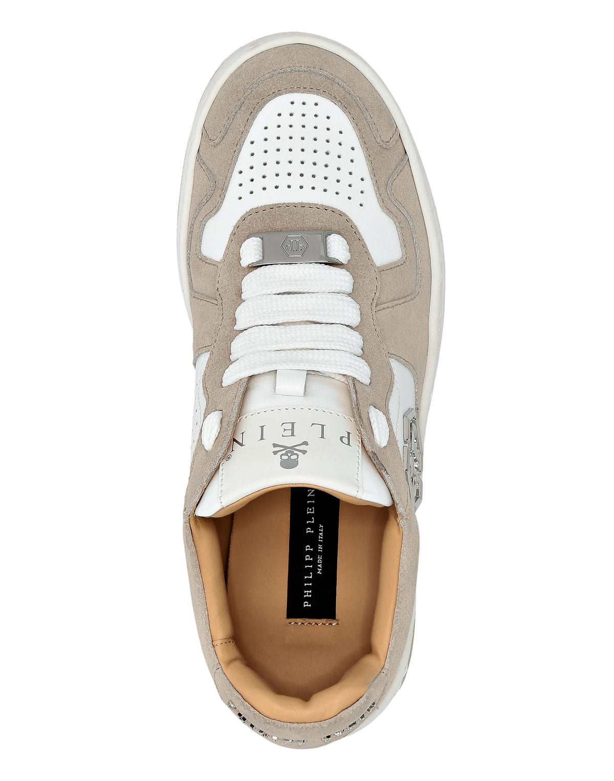 Philipp Plein｜Mix Leather Lo-Top Sneakers Men's Sneakers