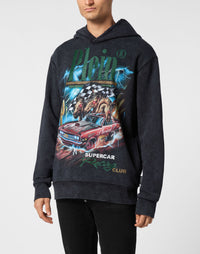 Philipp Plein｜Hoodie Sweatshirt LS Racing Club Men's Hoodie