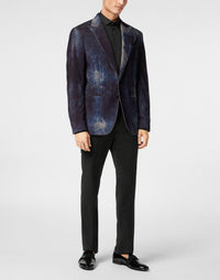 Philipp Plein｜Bleached Velvet Blazer Gigolò Fit Men's Blazer
