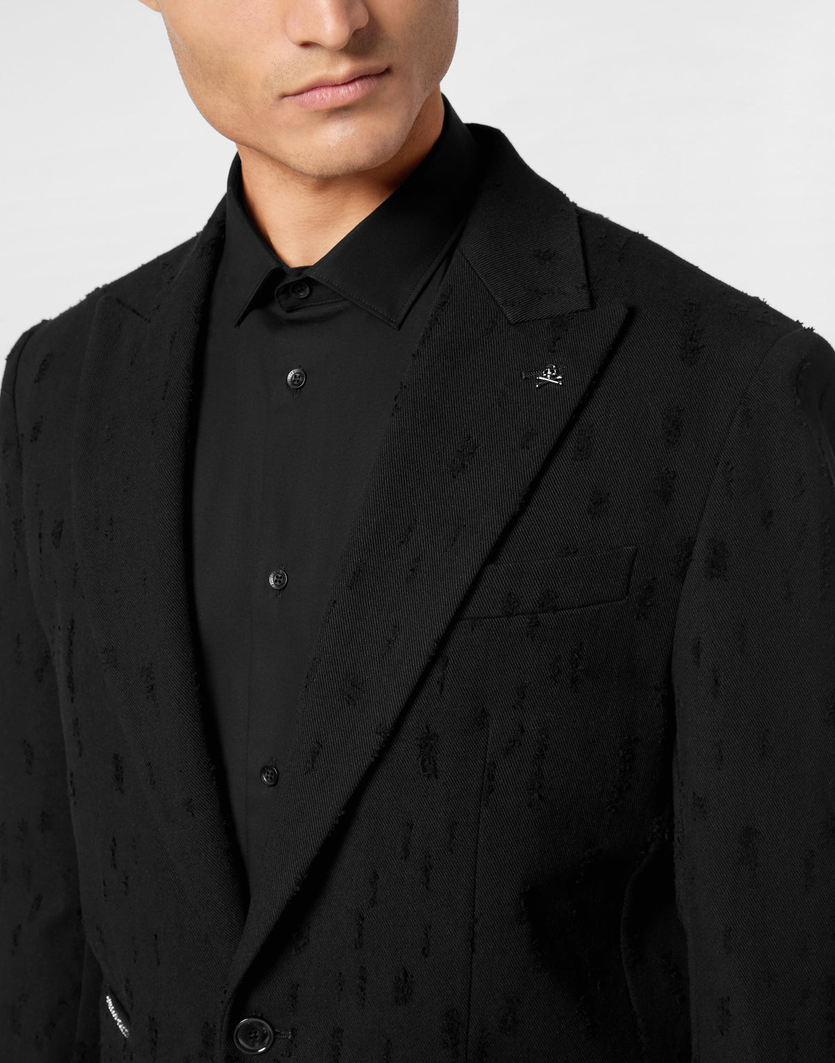 Philipp Plein｜Destroyed Blazer LS Men's Blazer