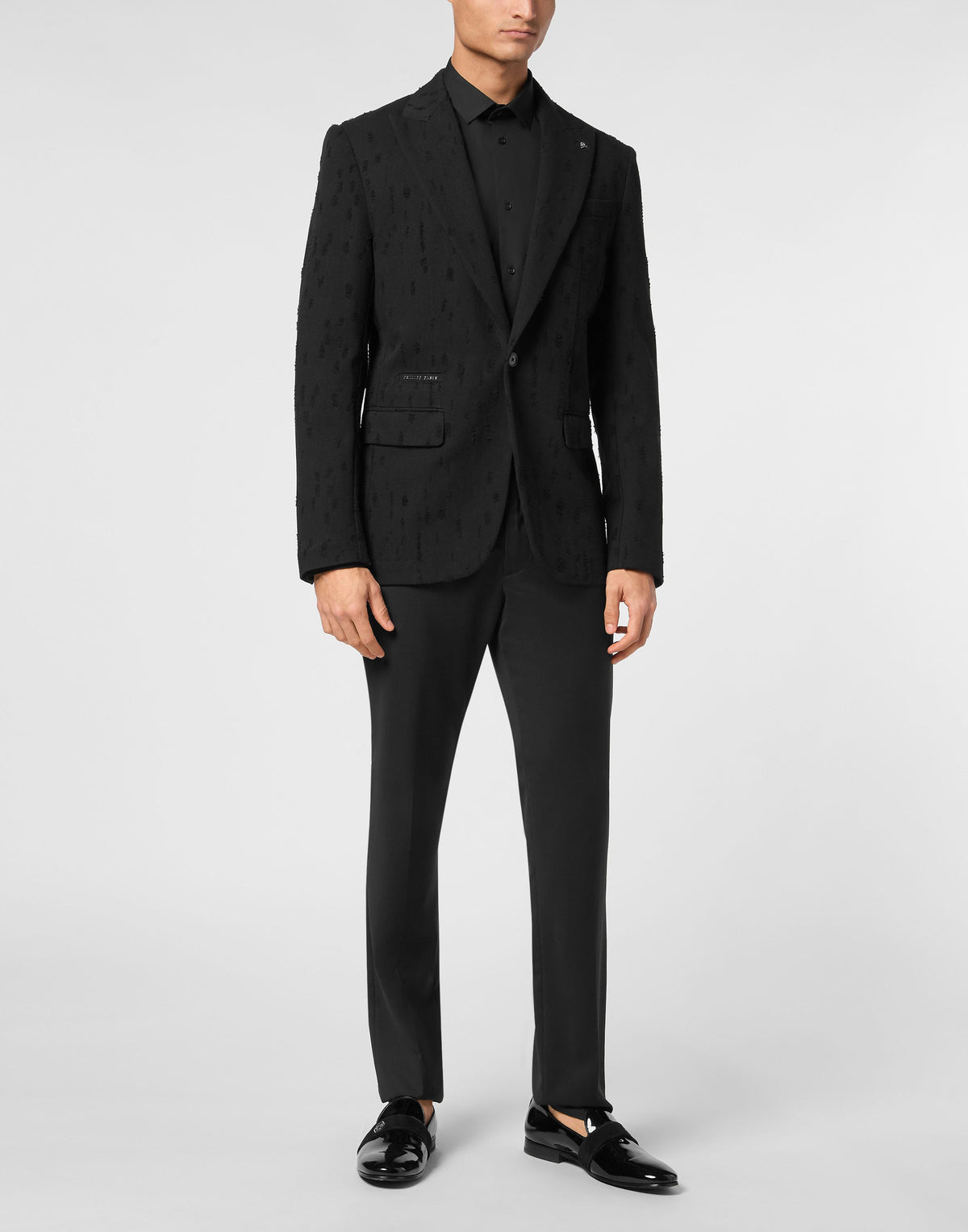 Philipp Plein｜Destroyed Blazer LS Men's Blazer