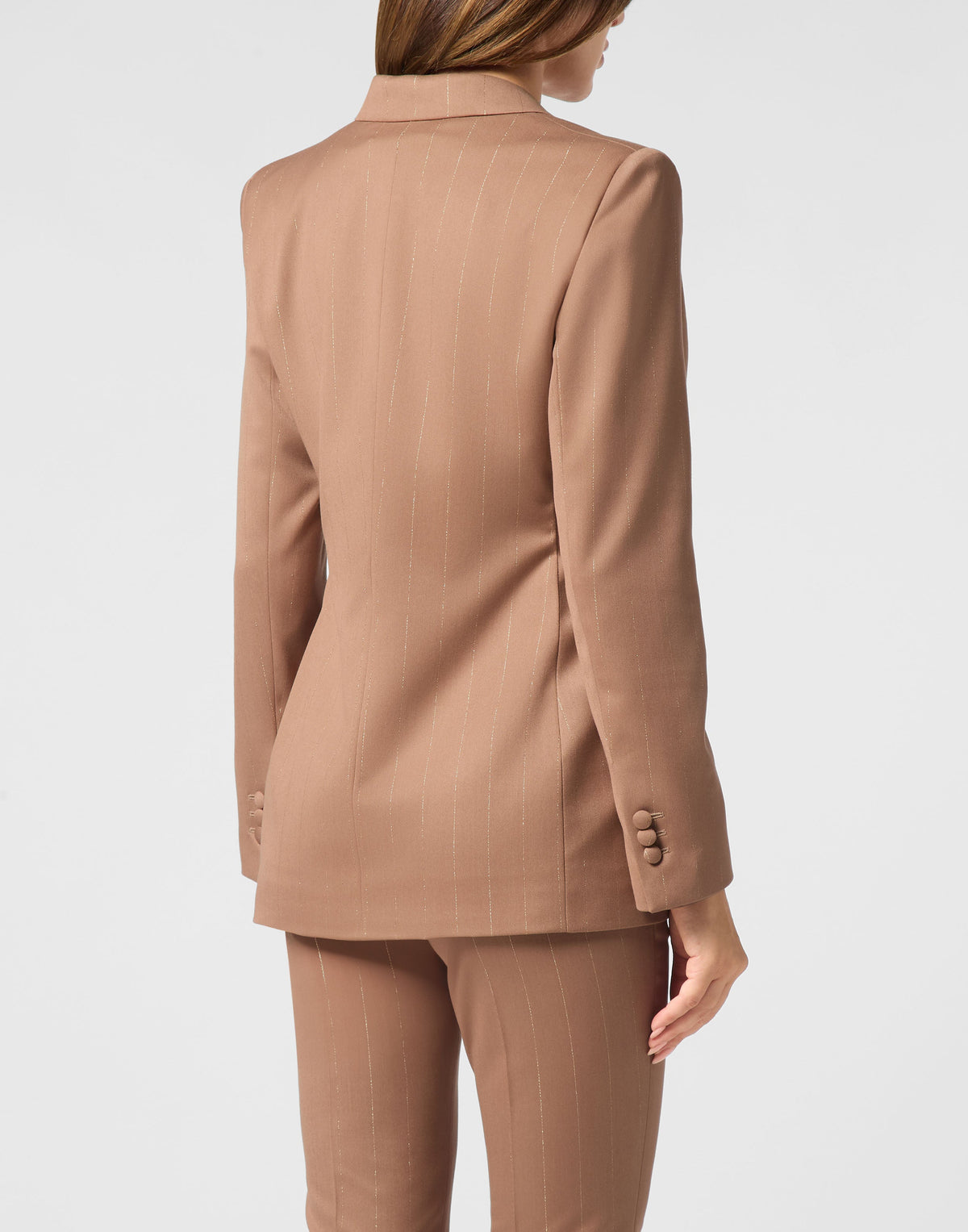 Philipp Plein｜Gold Fit Blazer LS Women's Blazer