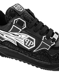 Philipp Plein｜Leather Low-Top Sneakers Moon Walker Men's Sneakers
