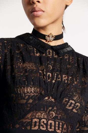 DSQUARED2｜Dsquared2 Lacey Mini Dress Women's Dress