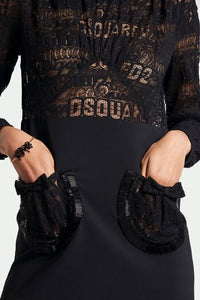 DSQUARED2｜Dsquared2 Lacey Mini Dress Women's Dress