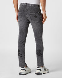 Philipp Plein｜Skinny Trousers Skull Men's Trousers