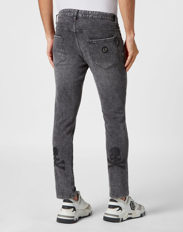 Philipp Plein｜Skinny Trousers Skull Men's Trousers