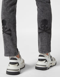 Philipp Plein｜Skinny Trousers Skull Men's Trousers